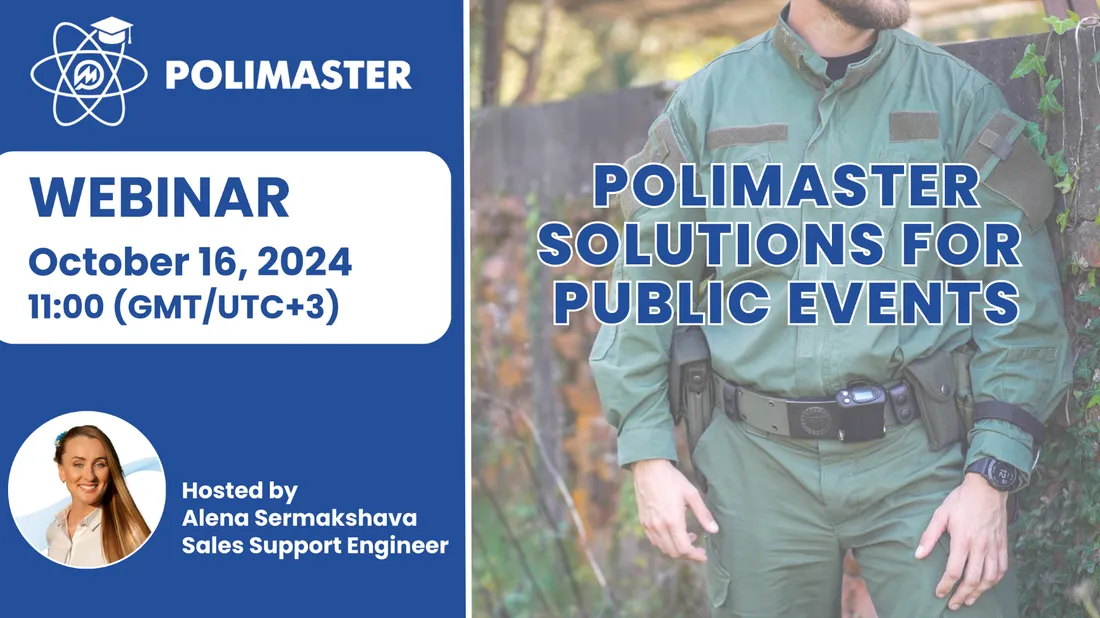 polimaster webinar solutions for public events